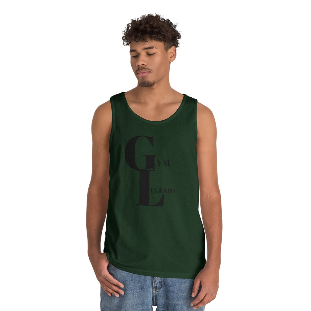 Gym Legends Tank Top — Minimalist Fitness Graphic Tank