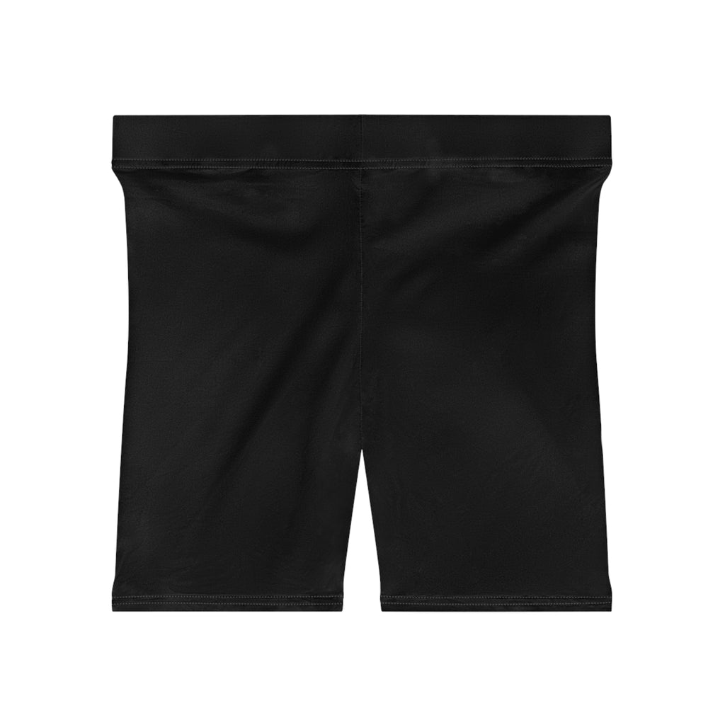 Gym Legends Women's Biker Shorts – Black Athletic High-Waist Workout Shorts