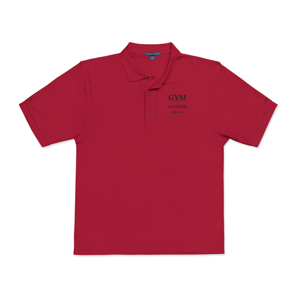 Embroidered 'GYM Legends' Polo Shirt — Classic Athletic Workwear