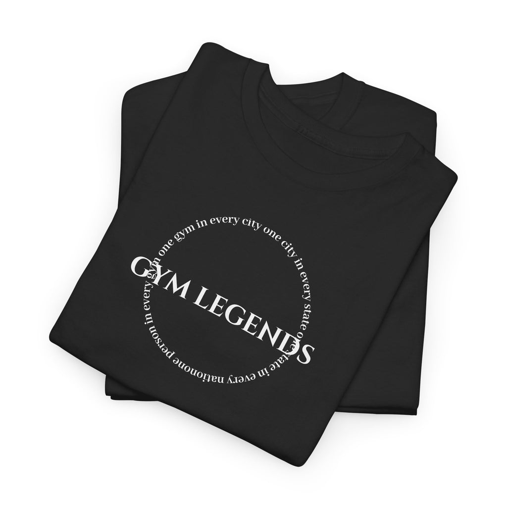 Gym Legends T-Shirt — Minimal Gym Logo Tee