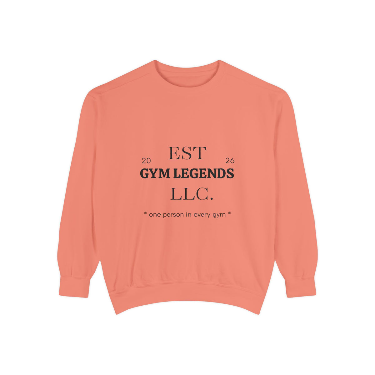Gym Legends Sweatshirt — EST 2026 Vintage Athletic Crewneck