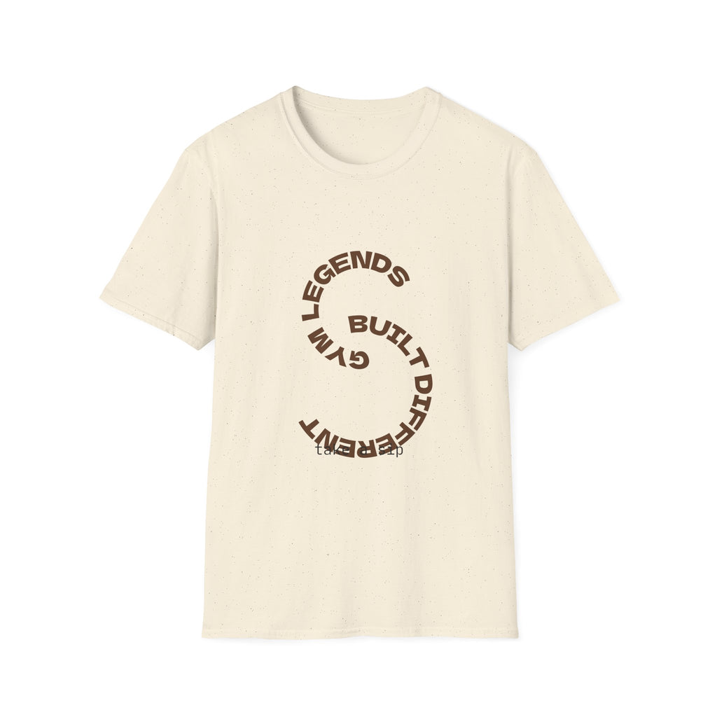 Legends Built Different T-Shirt — Circular Graphic Tee for Athletes & Trendsetters
