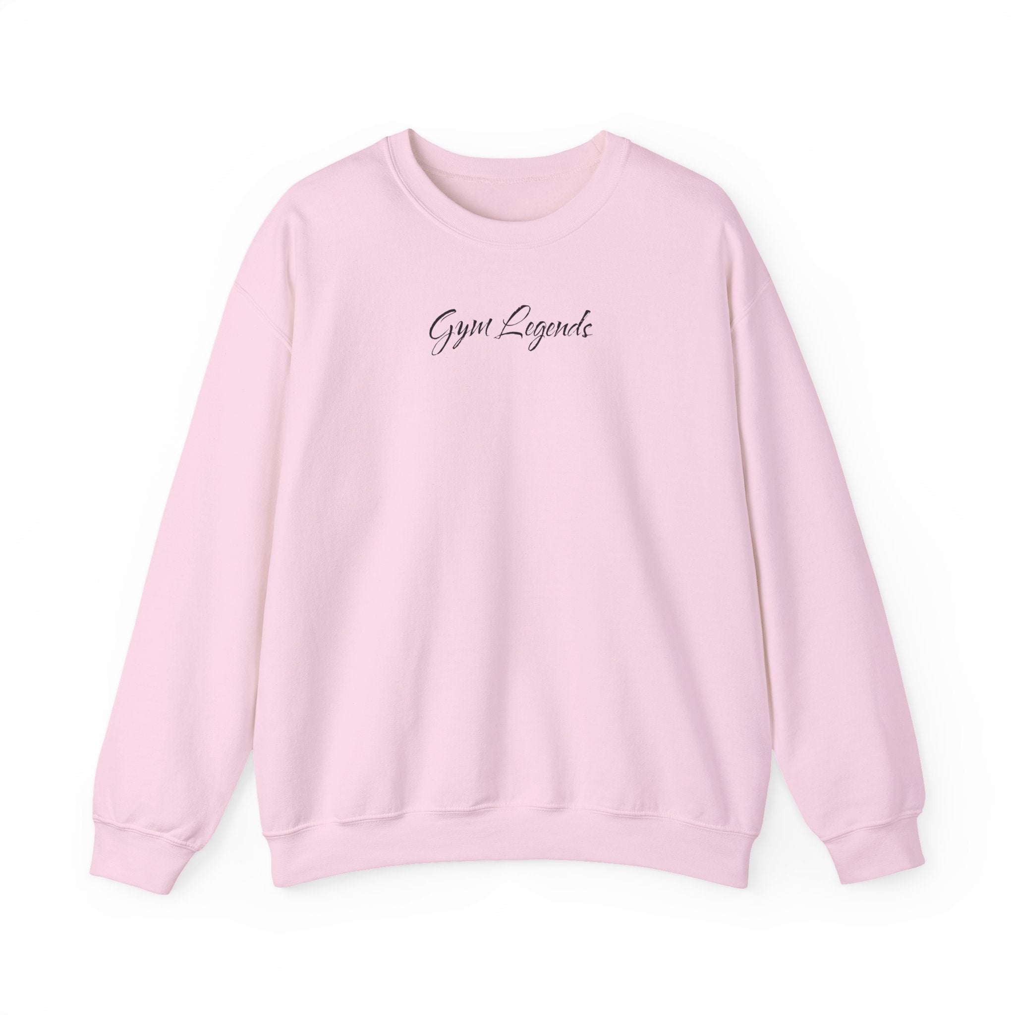 Gym Legend Crewneck Sweatshirt — Minimal Script Fitness Pullover