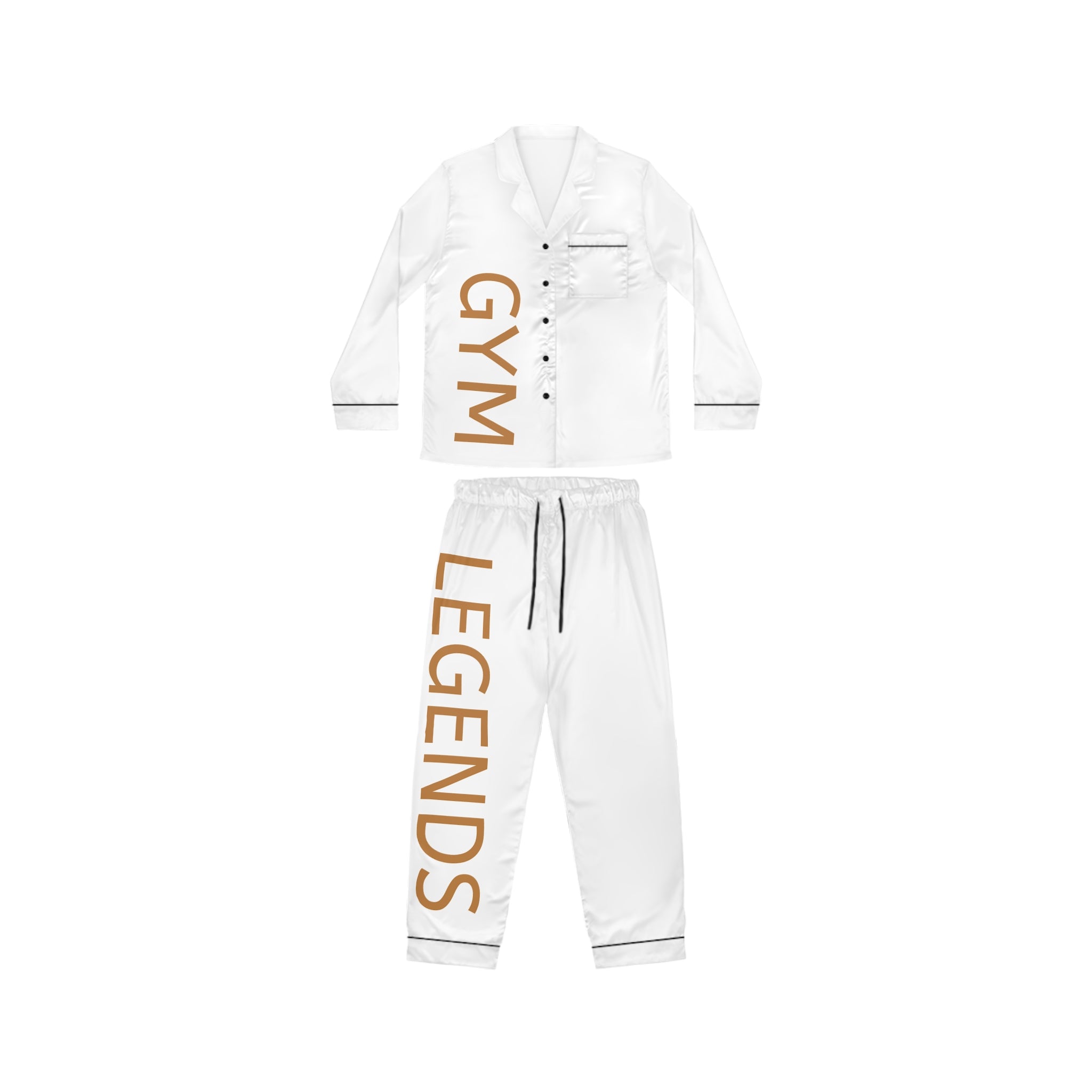 Gym Legends Satin Pajama Set — Women's Luxe Sleepwear