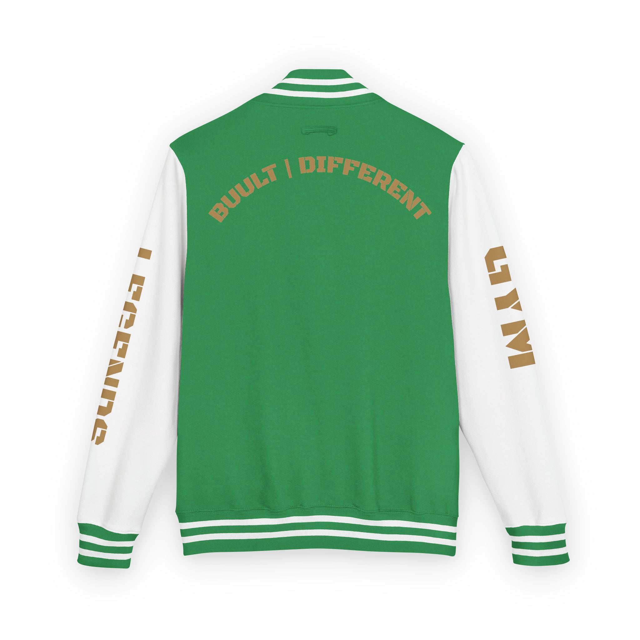 Gym Legends Letterman Jacket — 'Gym Legends' Red & White Varsity Jacket