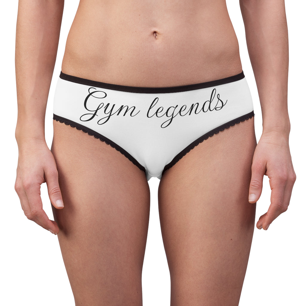 Gym Legends Women's Briefs — Comfort Bikini Panties with Script Logo