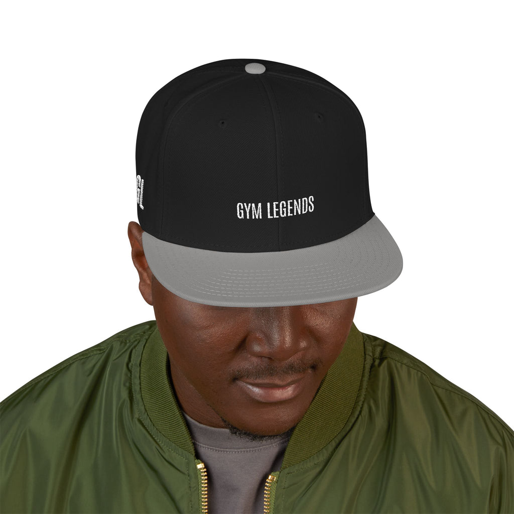 Gym Legends 'GRANDS' Snapback Hat — Classic Flat-Brim Streetwear Cap