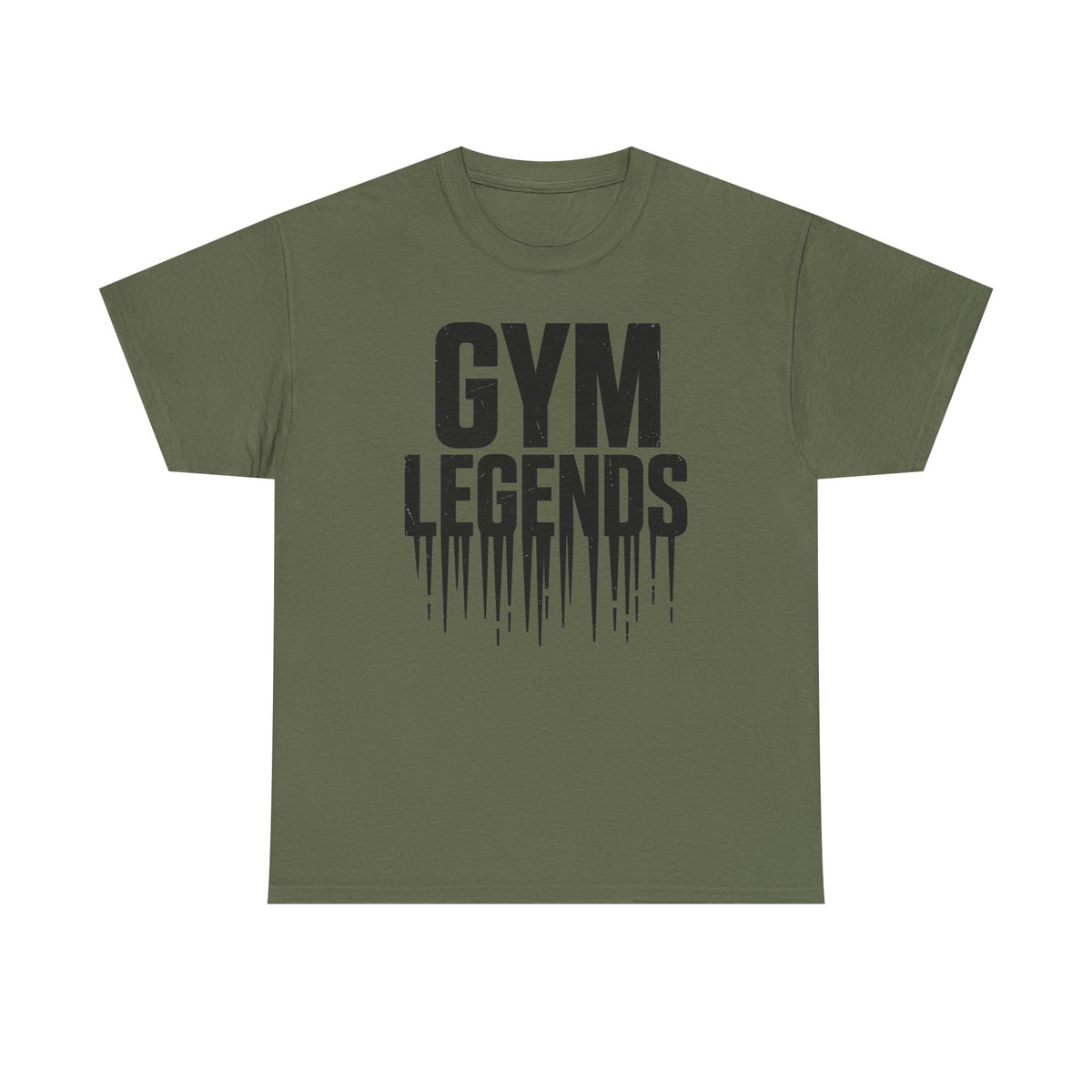 Gym Legends T-Shirt — Bold Drip Graphic Fitness Tee