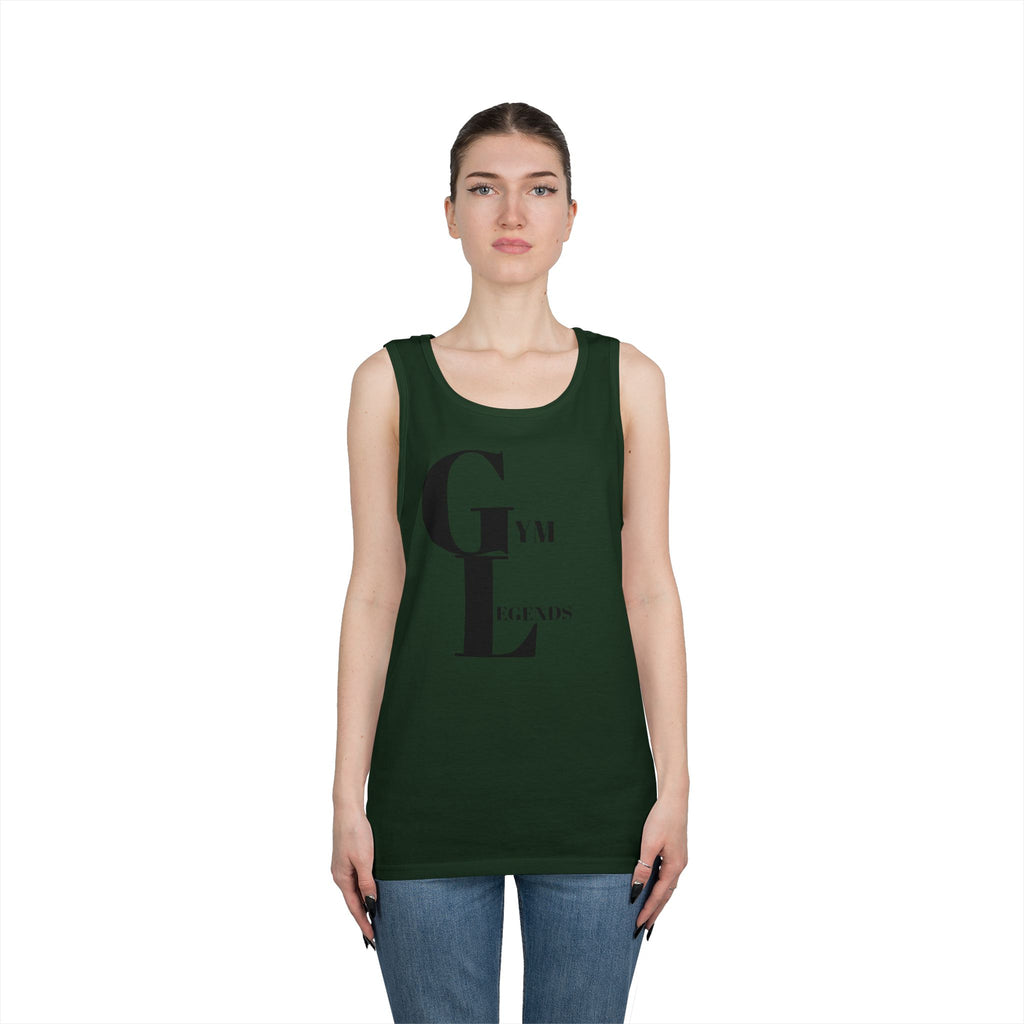 Gym Legends Tank Top — Minimalist Fitness Graphic Tank