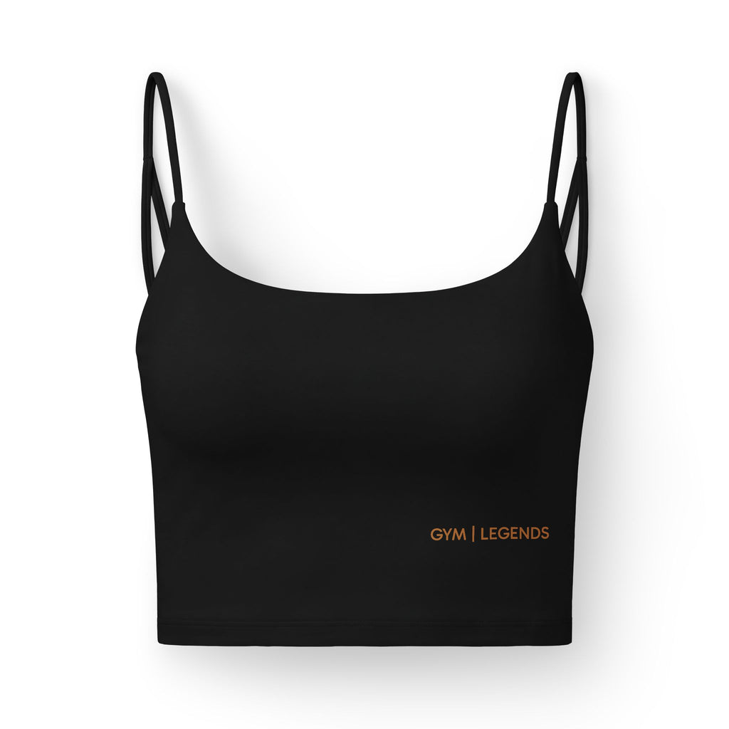 Gym Legends Women's Luxe Sports Bra — Lightweight Strappy Crop Top