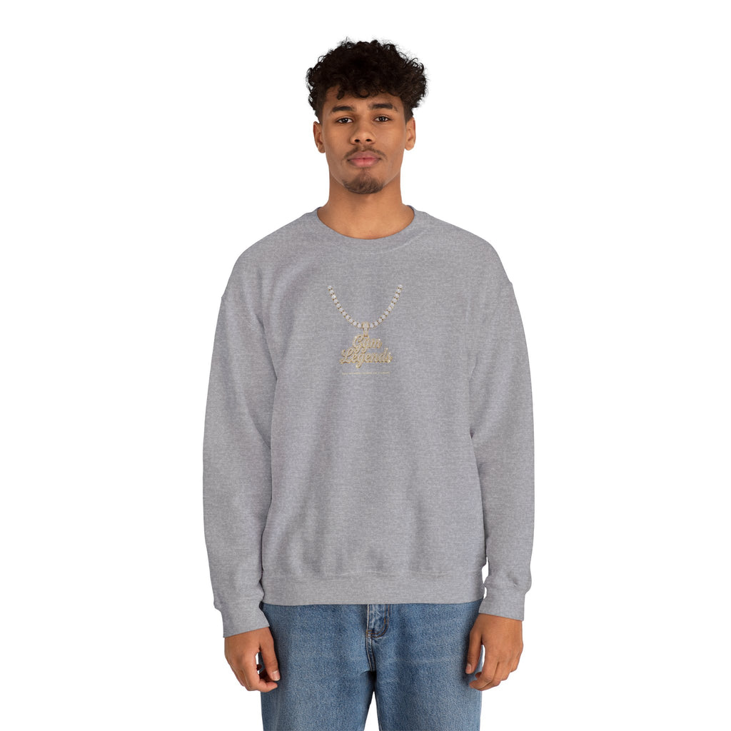 Gold Necklace 'Best Friends' Crewneck Sweatshirt
