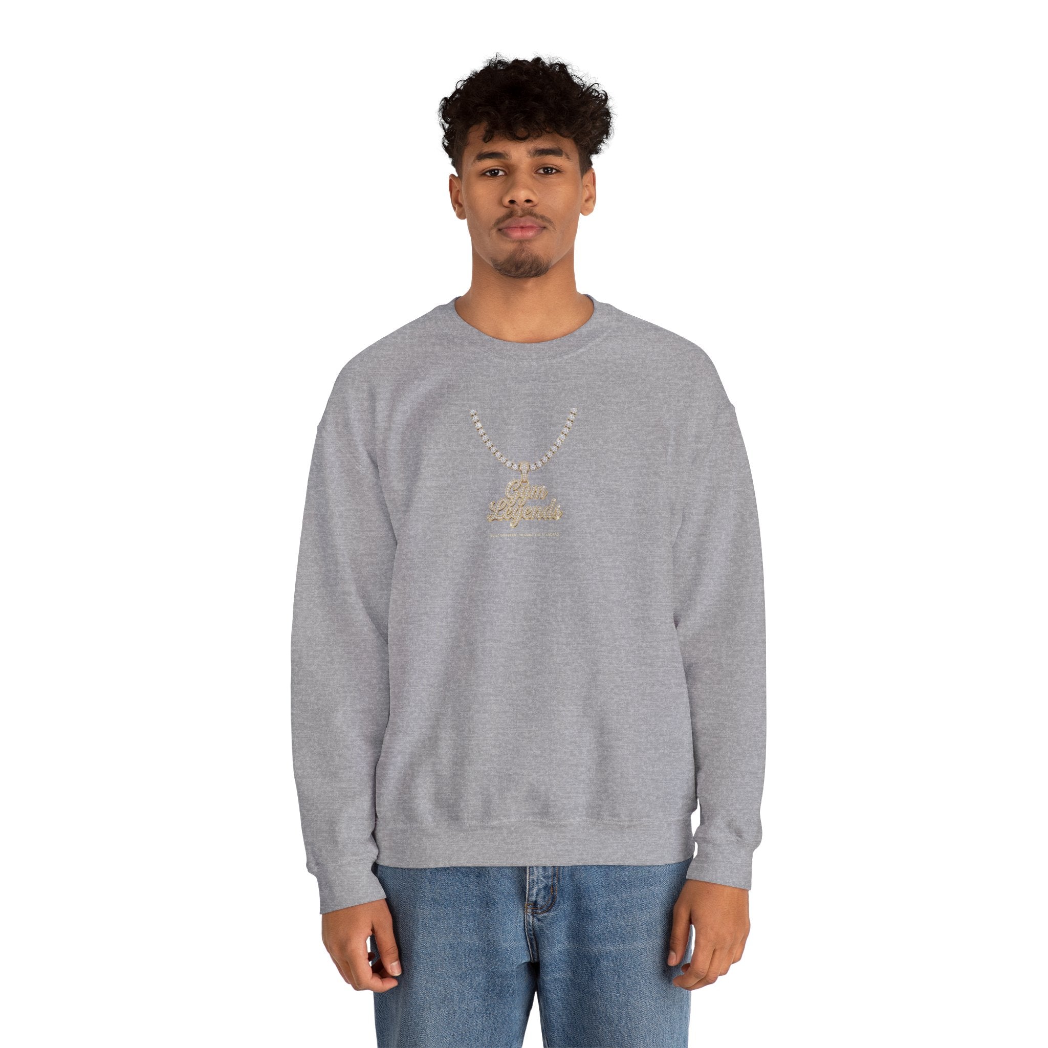 Gold Necklace 'Best Friends' Crewneck Sweatshirt