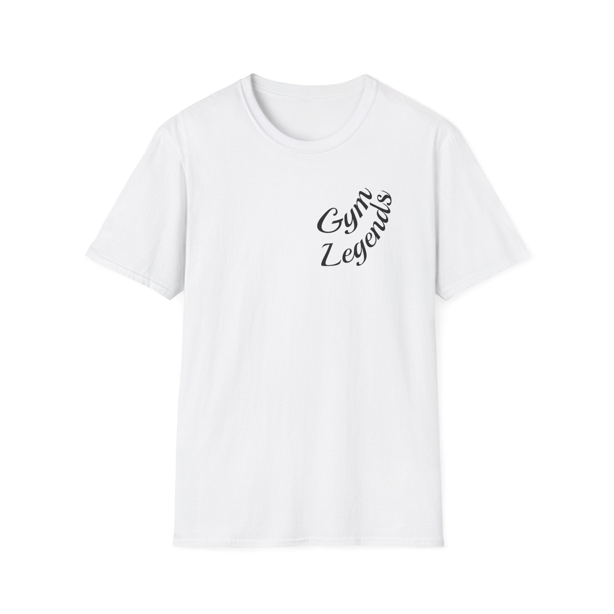 Gym Legends T-Shirt — Minimal Script Fitness Tee