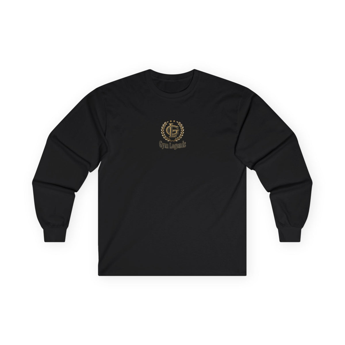 Gym Legends Long Sleeve Tee — Small Classic Logo Athletic Shirt