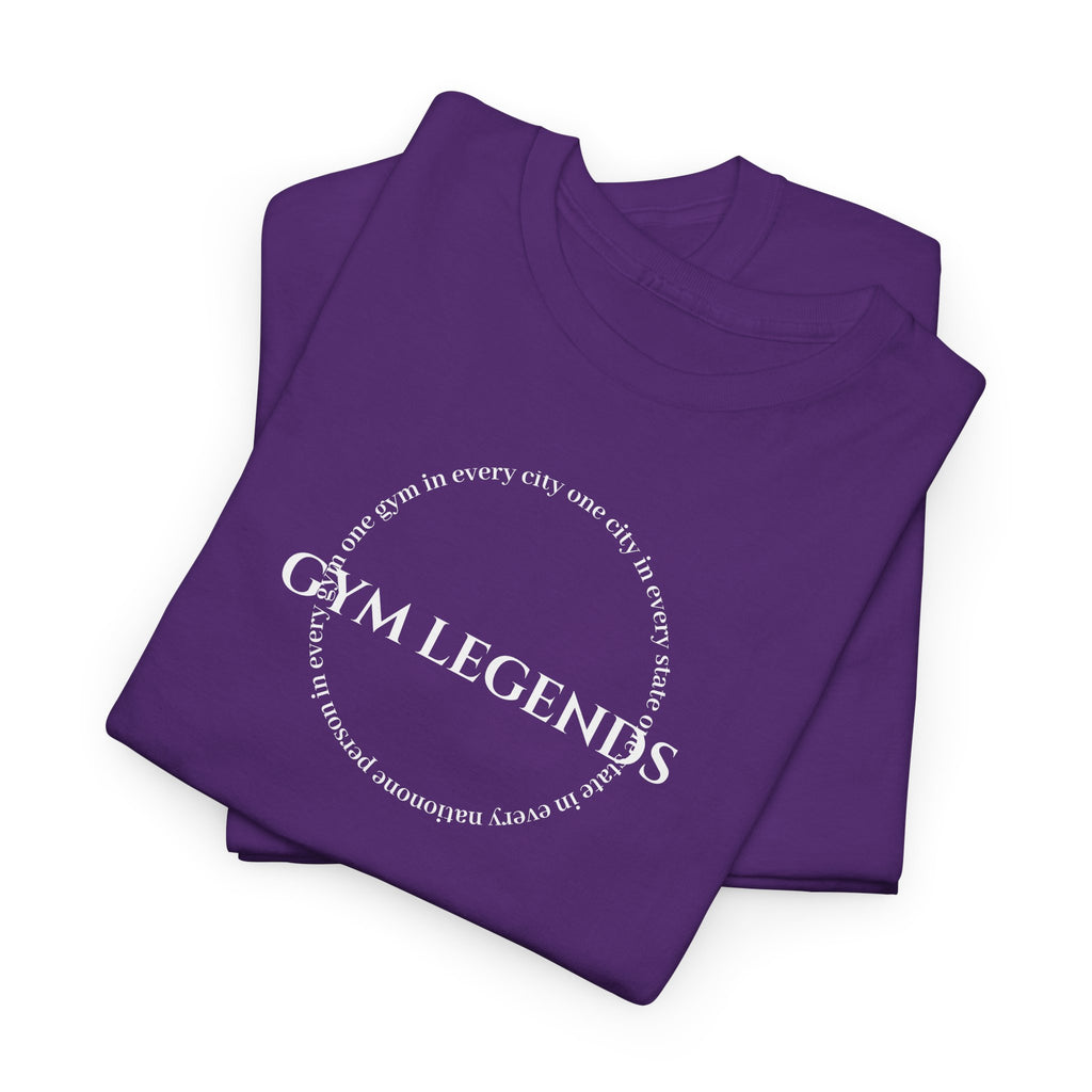 Gym Legends T-Shirt — Minimal Gym Logo Tee