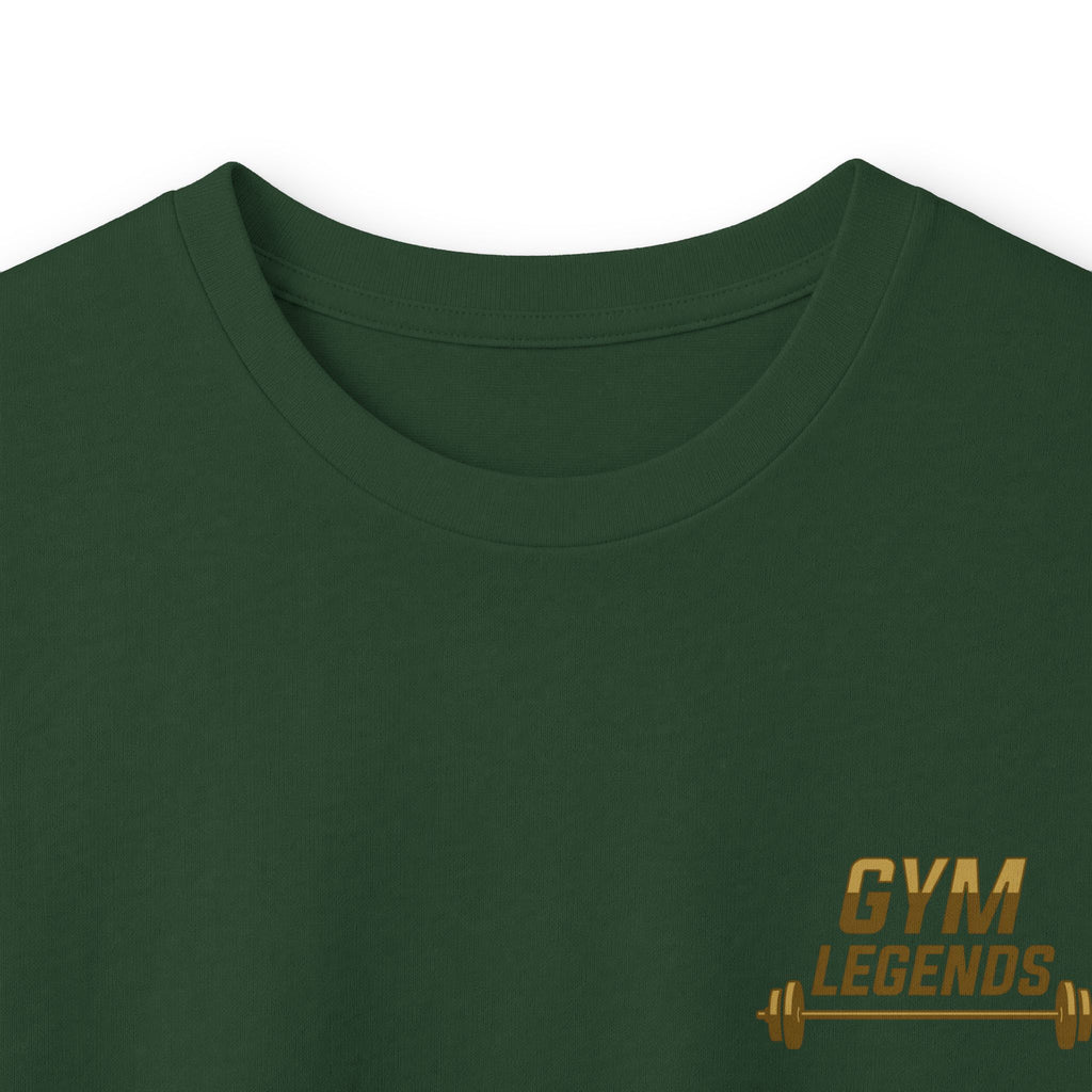Gym Legends Long Sleeve Tee — Minimal Fitness Logo Shirt