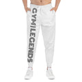 Copy of Copy of Athletic Joggers — Grey 'GYM LIFE' Vertical Logo Fitness Sweatpants