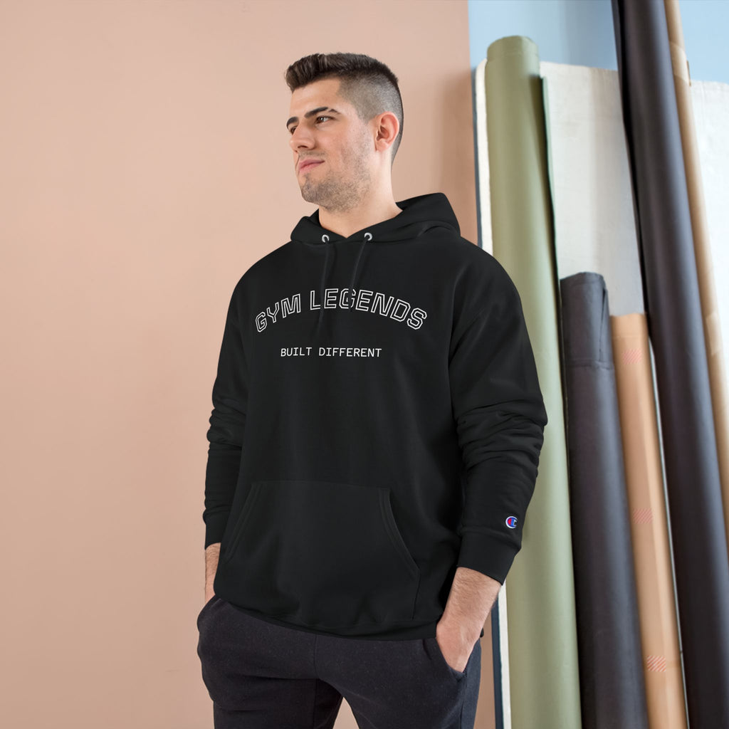 Gym Legends Hoodie — "Built Different" Athletic Pullover