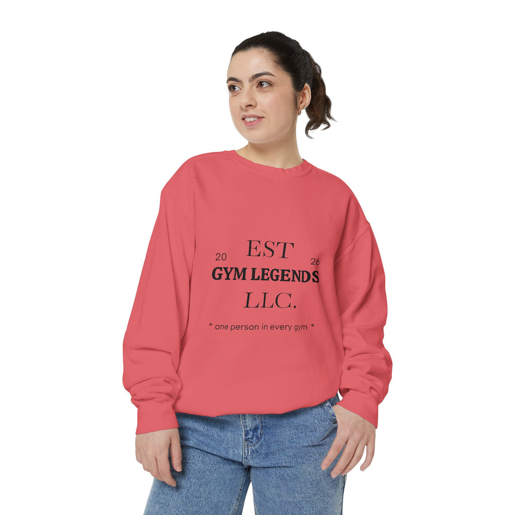 Gym Legends Sweatshirt — EST 2026 Vintage Athletic Crewneck