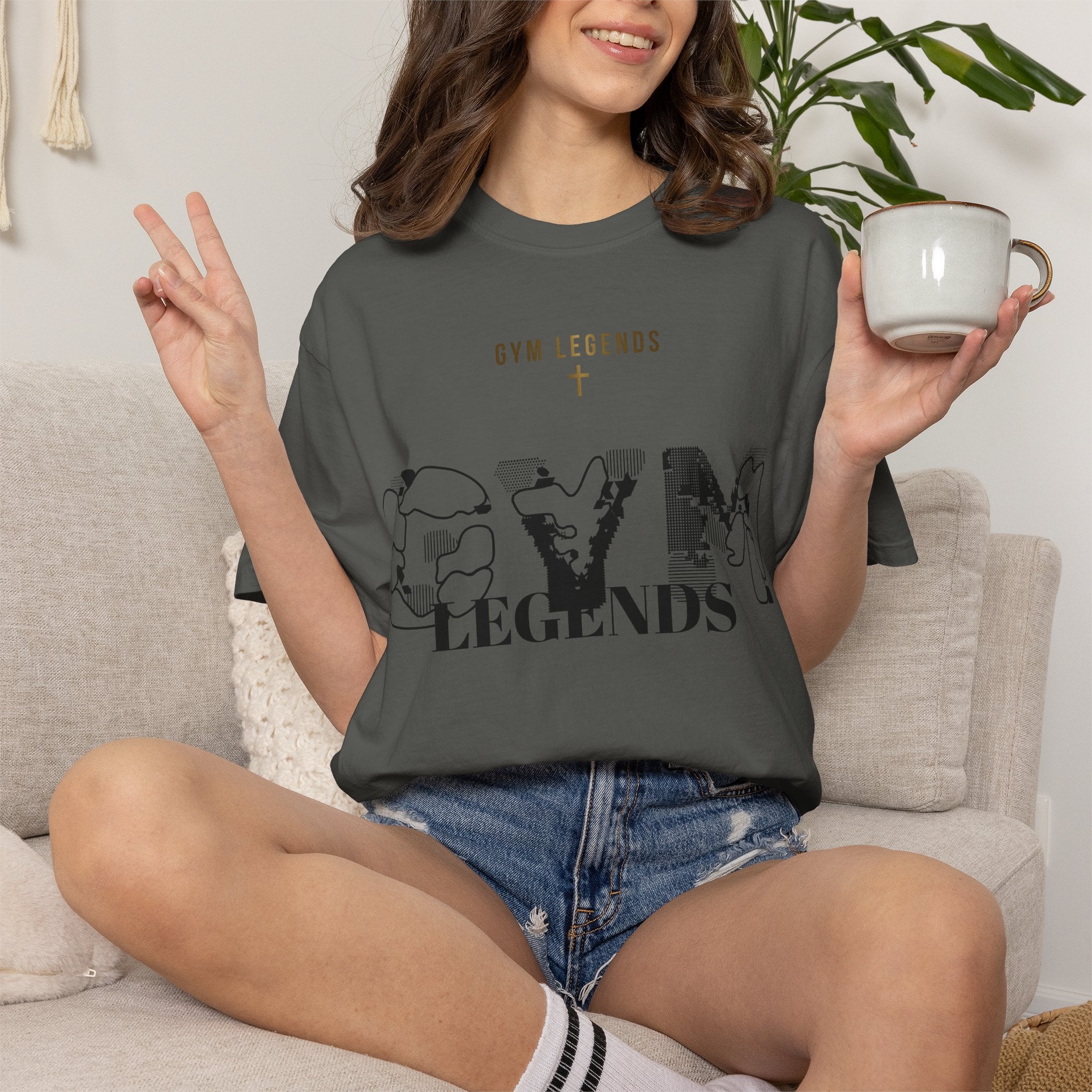 Gym Legends T-Shirt — 'GYM LEGENDS' Graphic Tee