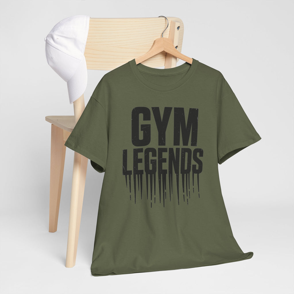 Gym Legends T-Shirt — Bold Drip Graphic Fitness Tee