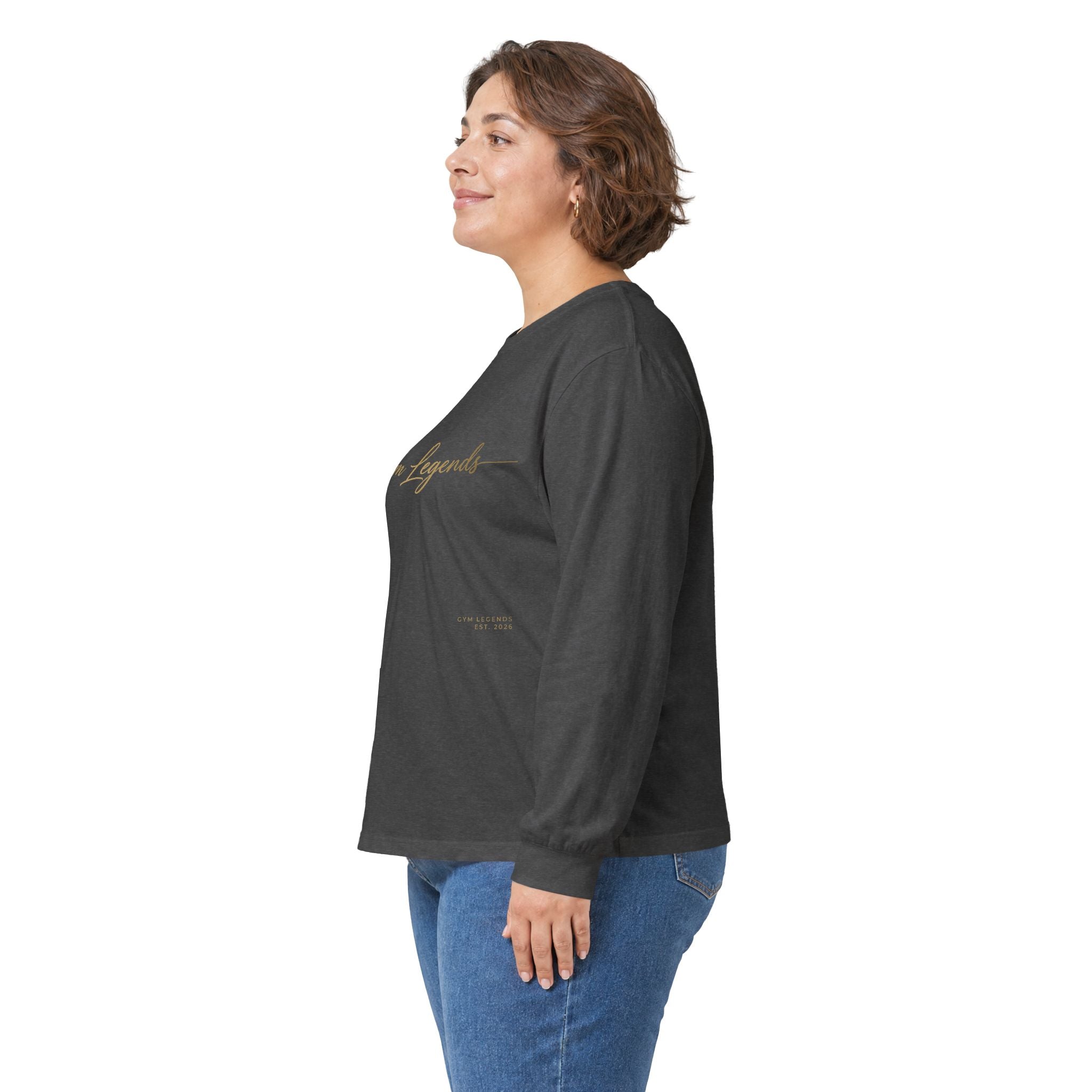 Gym Legends Long Sleeve Tee — Minimalist Fitness Shirt