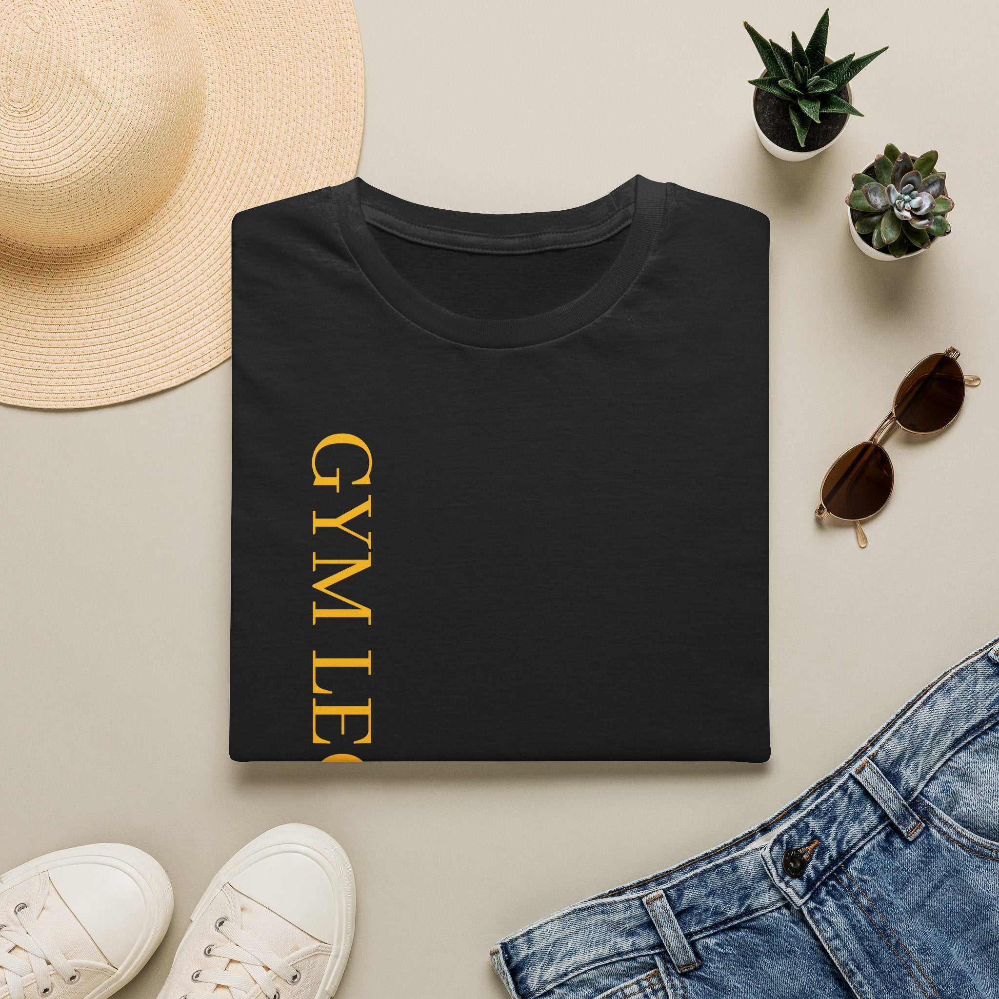 Gym Legends T-Shirt — Vertical Minimalist Fitness Tee