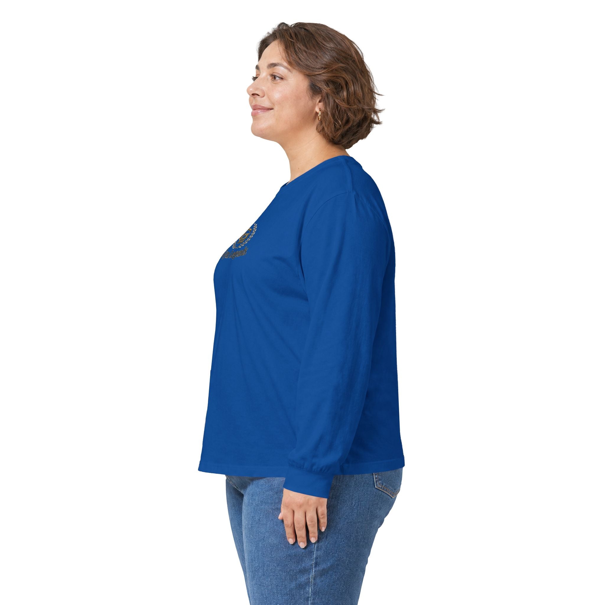 Gym Legends Long Sleeve Tee — Small Classic Logo Athletic Shirt