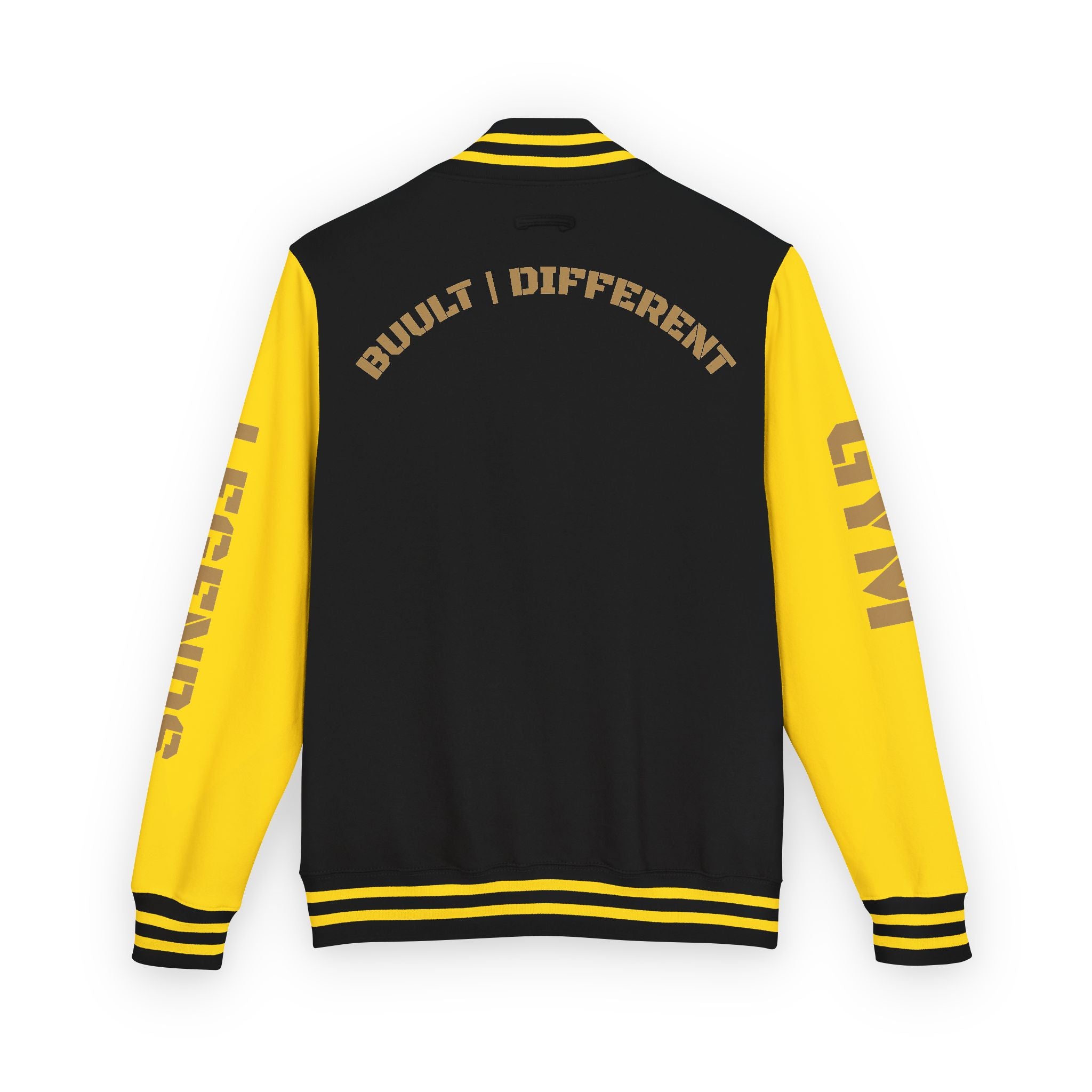 Gym Legends Letterman Jacket — 'Gym Legends' Red & White Varsity Jacket