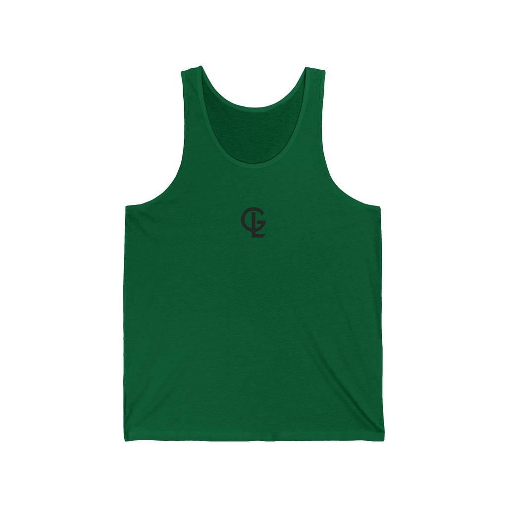 Gym Legends solid Tank Top — Modern 'CL' Logo Jersey Tank