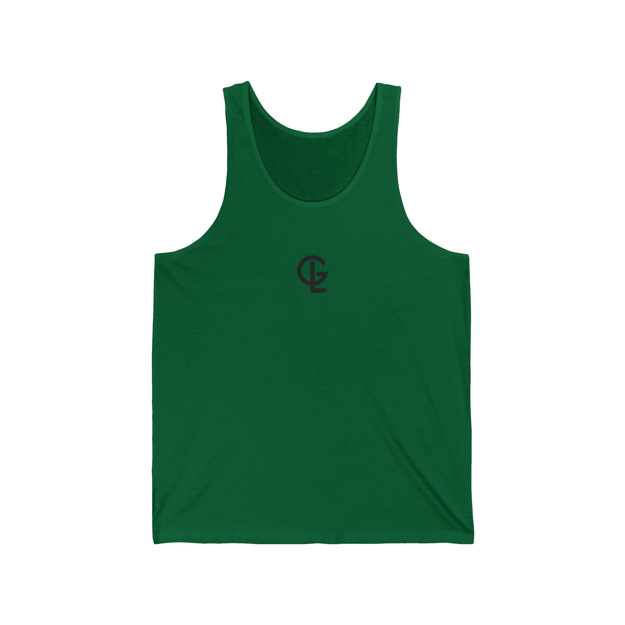 Gym Legends solid Tank Top — Modern 'CL' Logo Jersey Tank