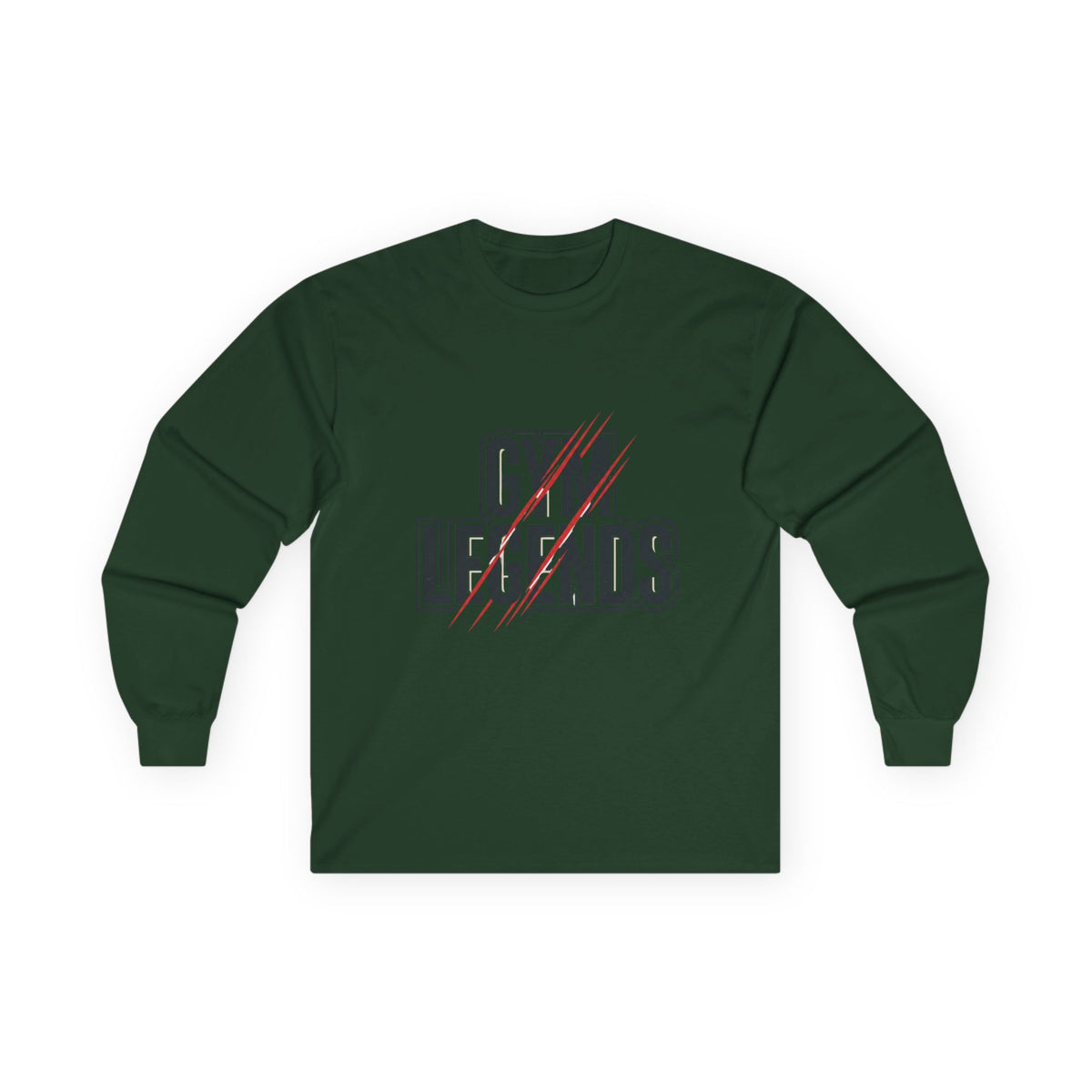 Gym Legends Long Sleeve Tee — Athletic Fitness Workout Shirt
