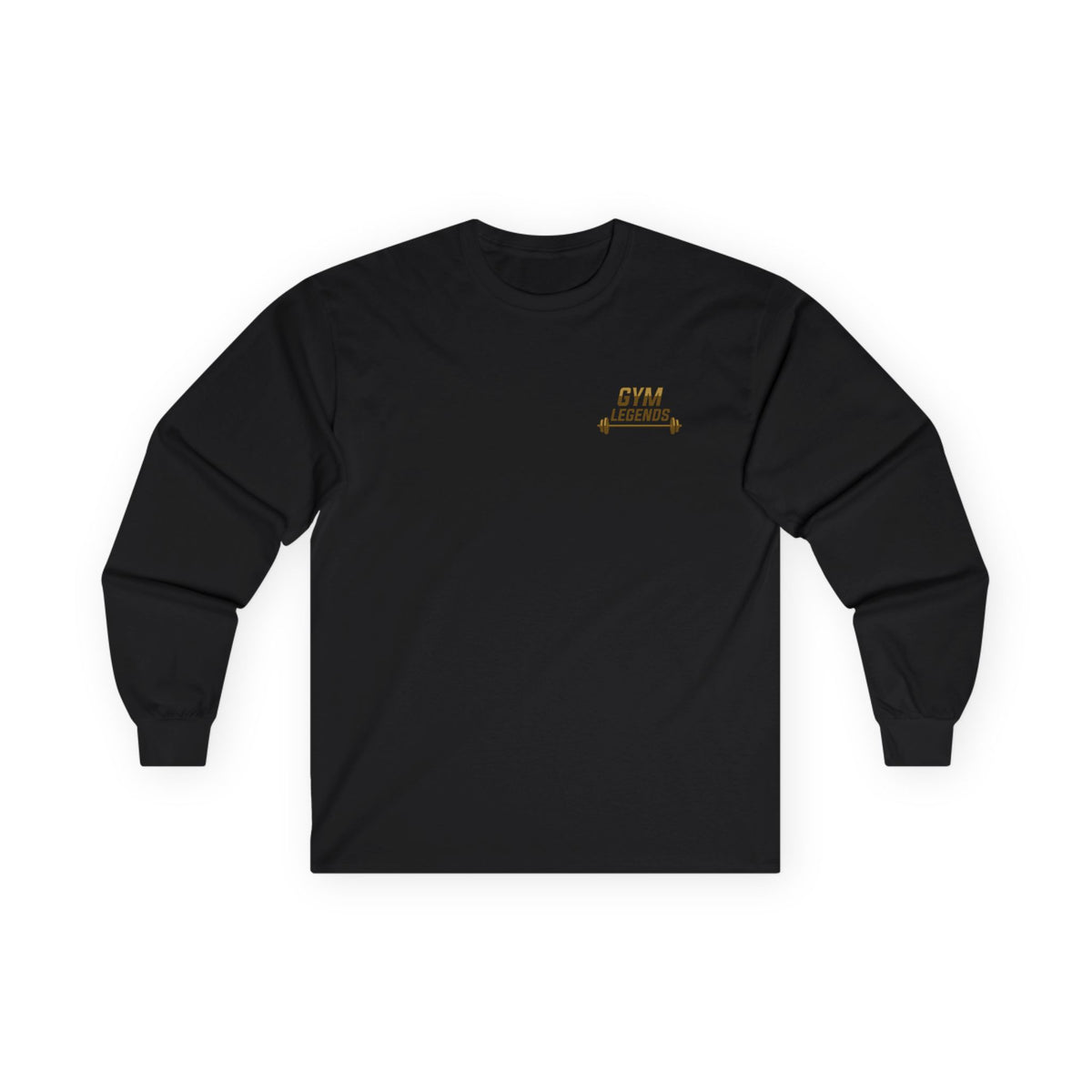 Gym Legends Long Sleeve Tee — Minimal Fitness Logo Shirt