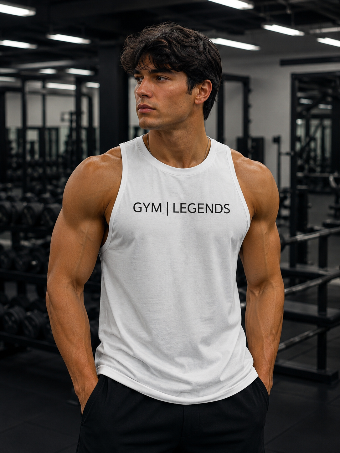 Gym Legends Tank Top — "Built in the Gym" Workout Tank