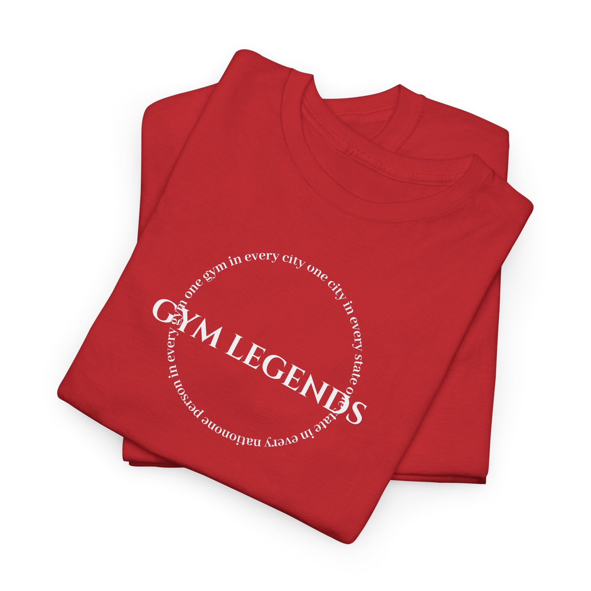 Gym Legends T-Shirt — Minimal Gym Logo Tee