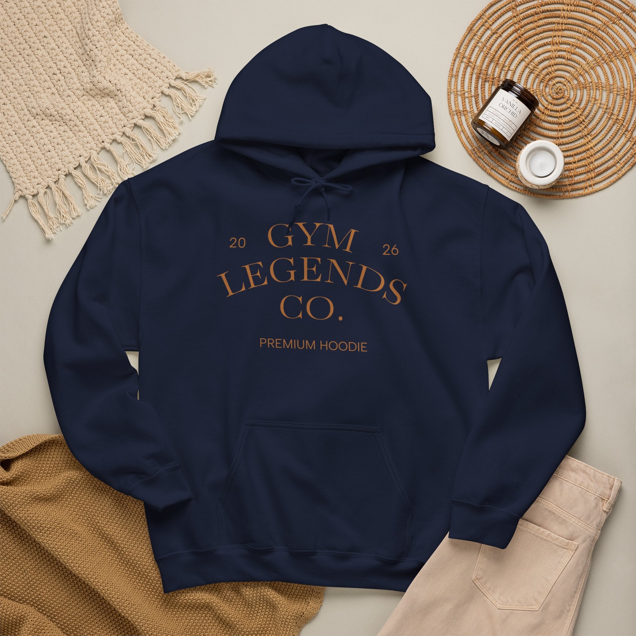 Gym Legends Co. Hoodie — Premium Athletic Hooded Sweatshirt