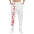 Copy of Copy of Copy of Athletic Joggers — Grey 'GYM LIFE' Vertical Logo Fitness Sweatpants