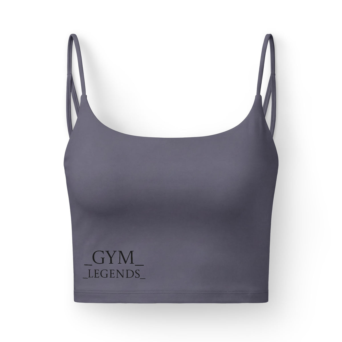 Gym Legends Women's Luxe Bra — Lightweight Strappy Sports Crop Top