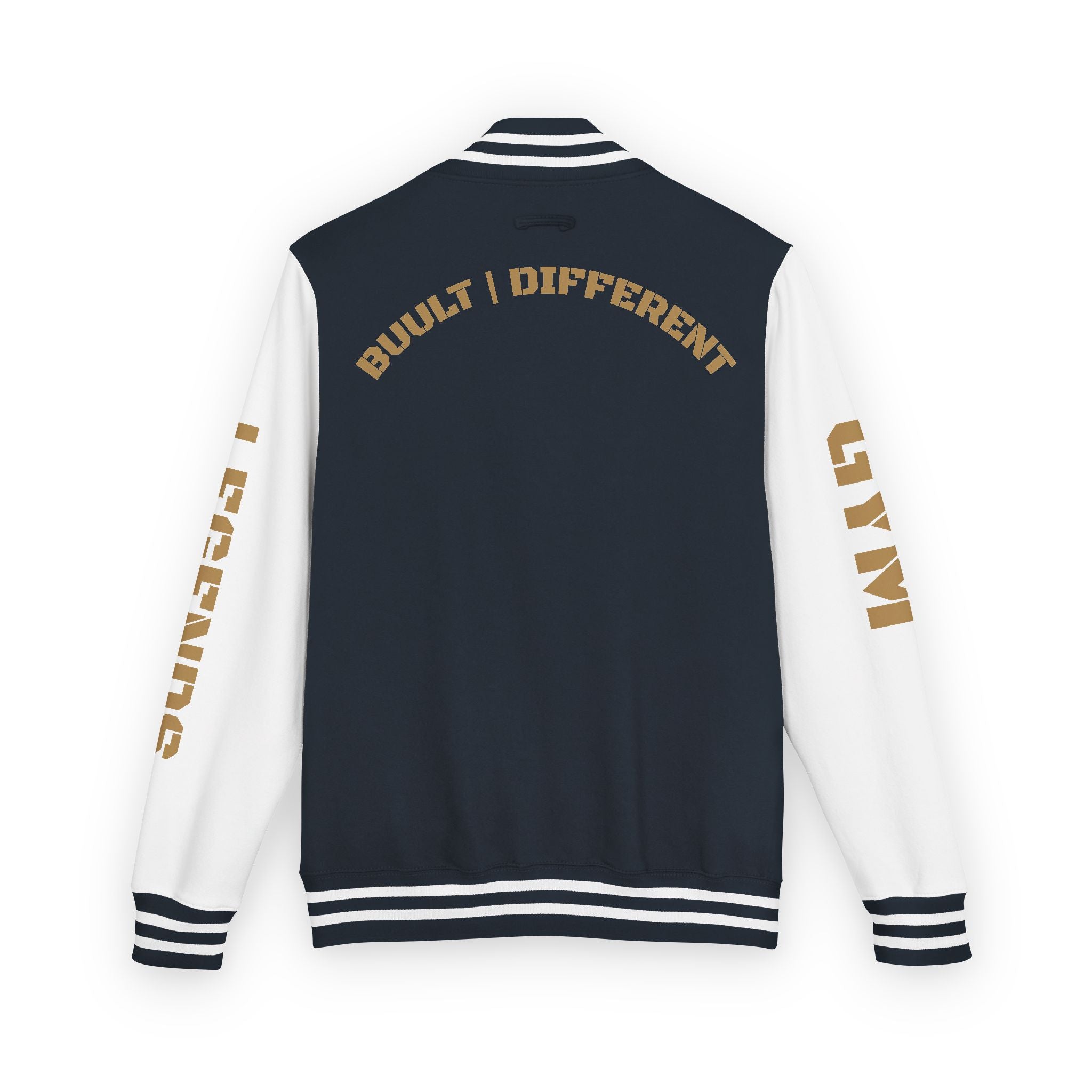Gym Legends Letterman Jacket — 'Gym Legends' Red & White Varsity Jacket