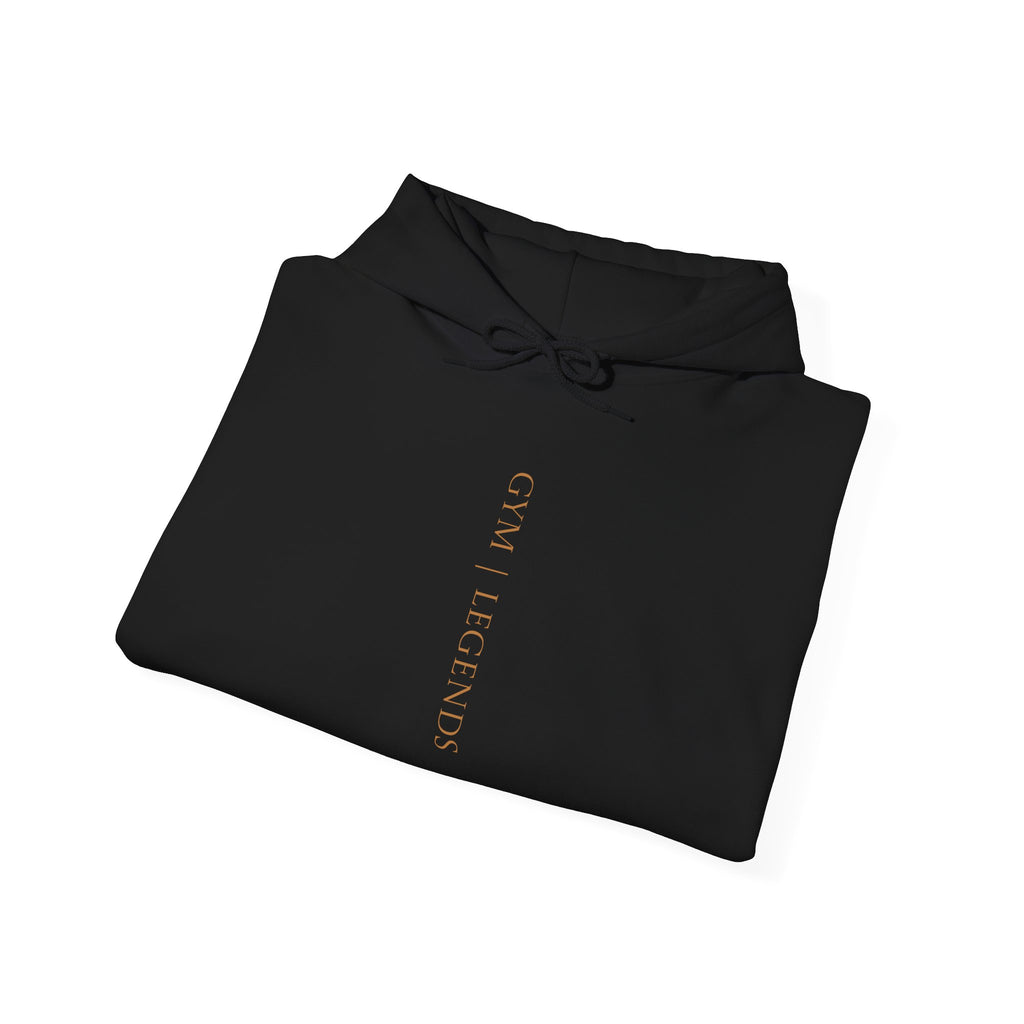 Minimal 'Breathe' Vertical Text Hoodie - Soft White Relaxed Sweatshirt