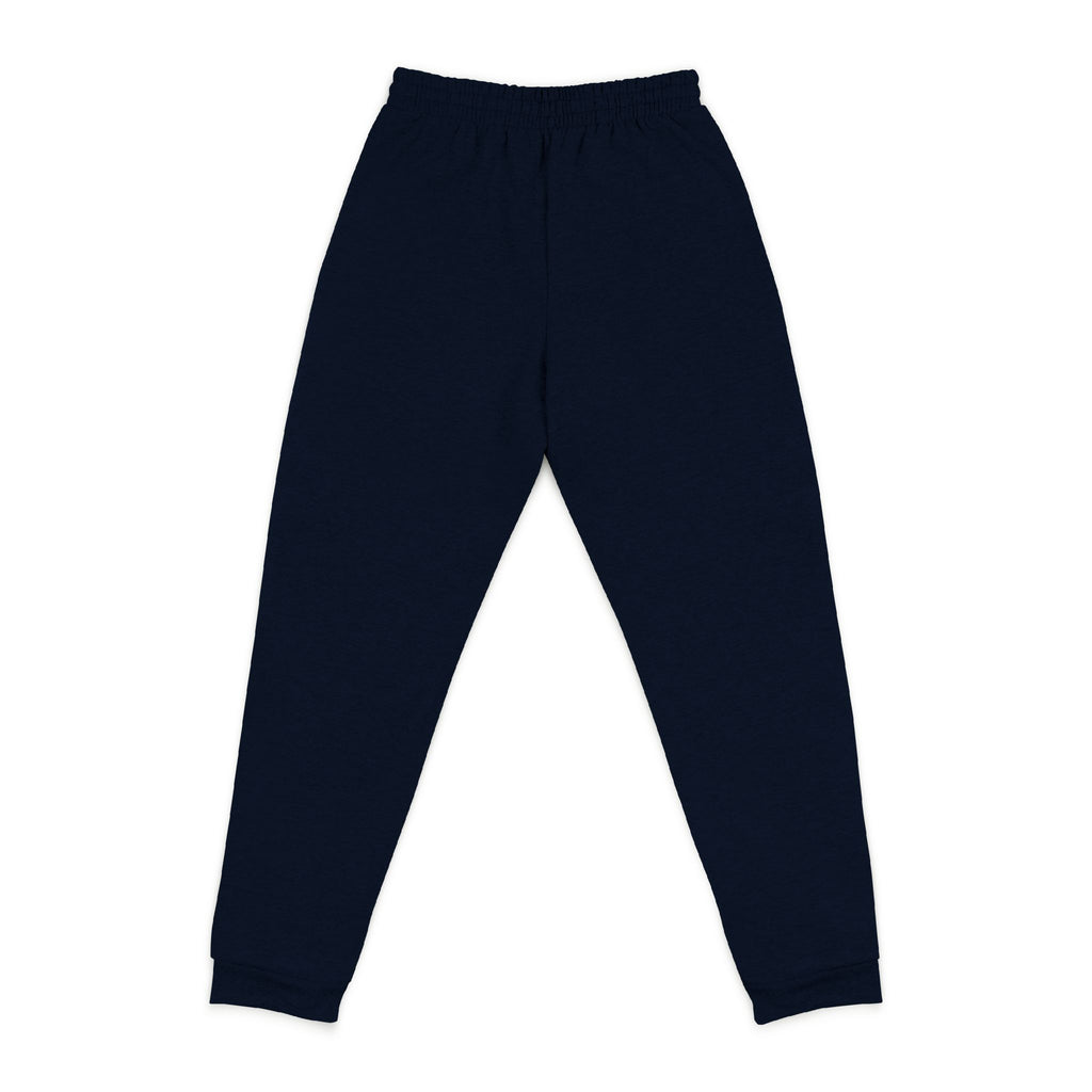 Embroidered Joggers — Minimal Gold Script Casual Lounge Pants