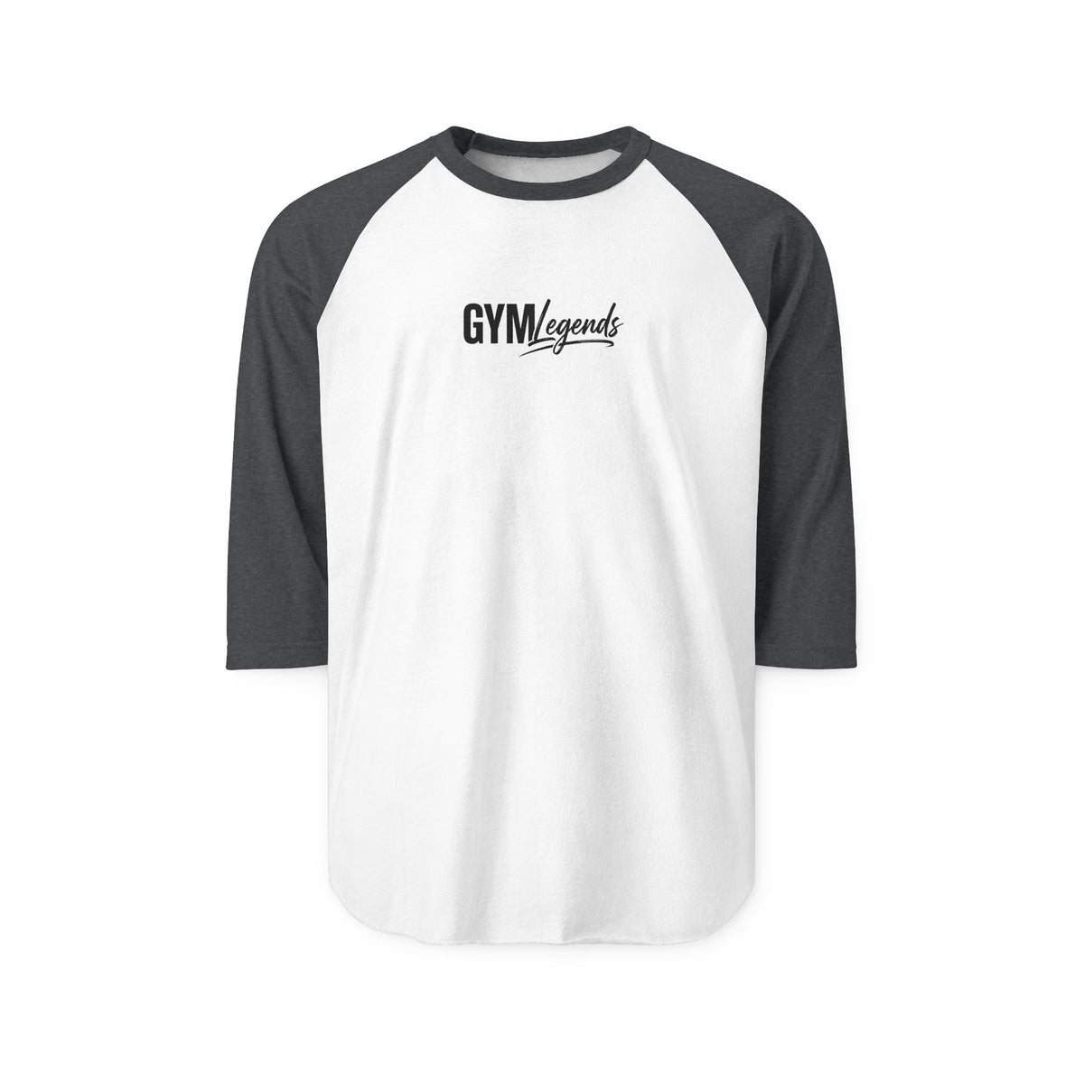 Gym Legends Raglan Shirt — 3/4 Sleeve Athletic Tee