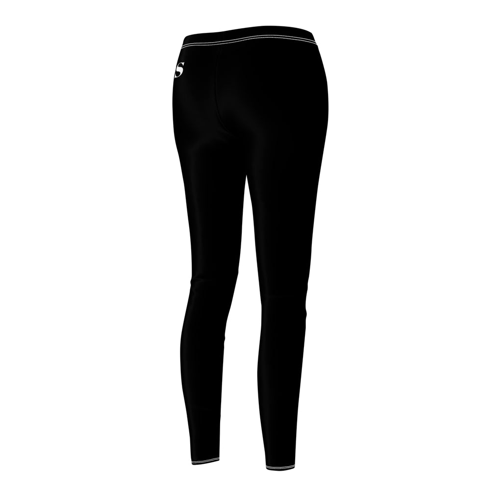 Gym Love Women's Leggings — Black Fitness Cut & Sew Activewear