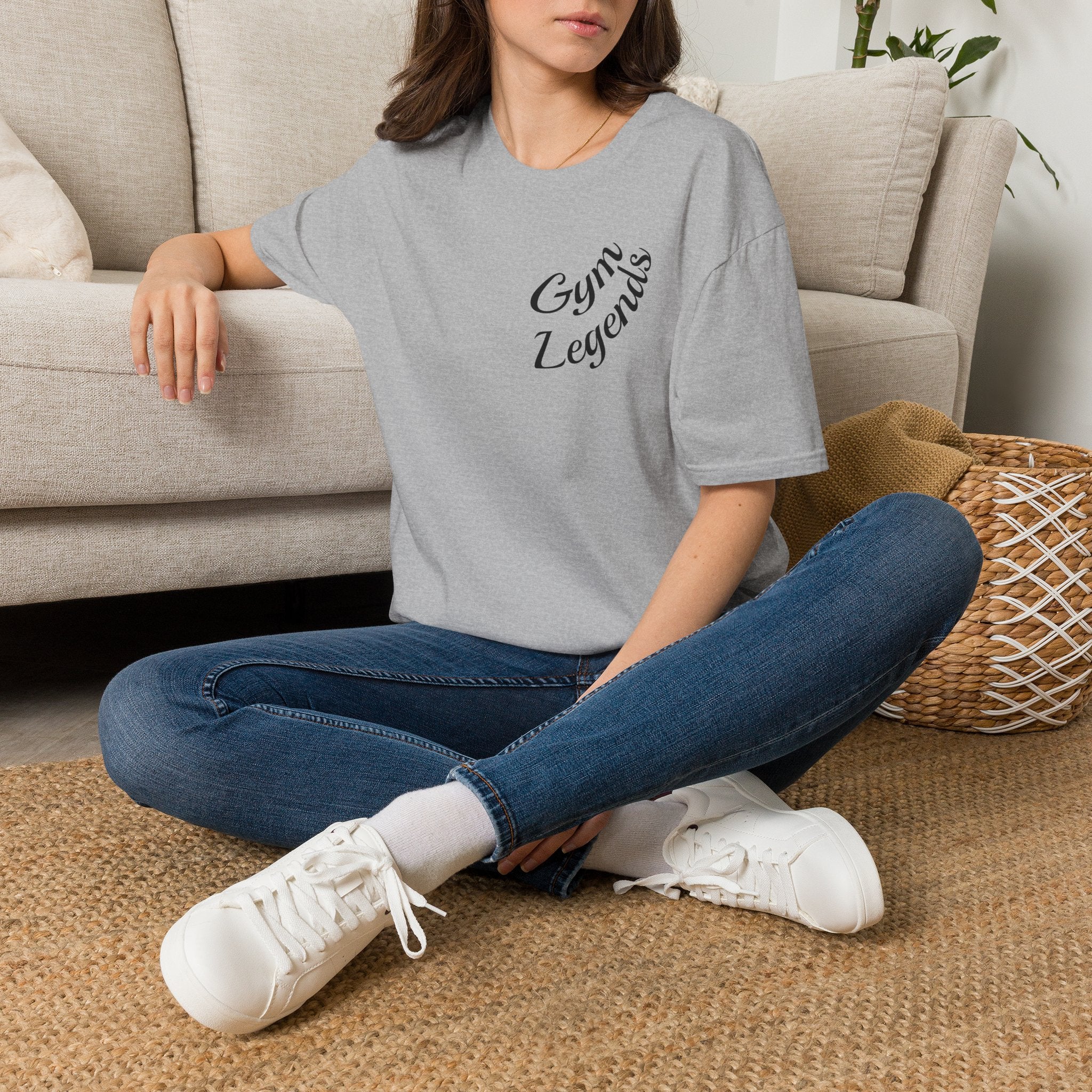 Gym Legends T-Shirt — Minimal Script Fitness Tee