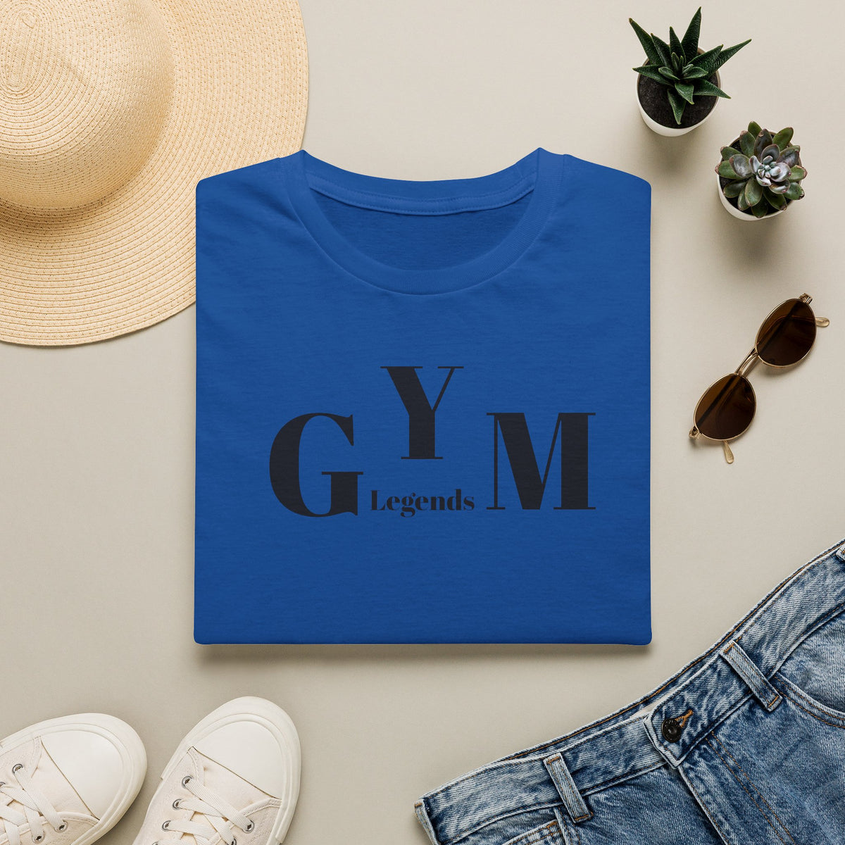 Gym Legends T-Shirt — Minimalist Workout Shirt for Fitness Enthusiasts