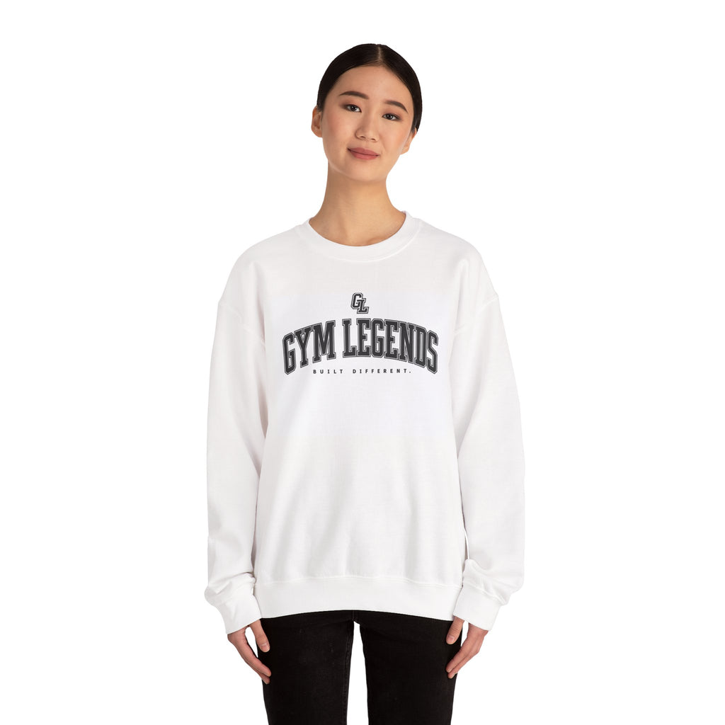 Gym Legends Women Crewneck Sweatshirt — Athletic Vintage Gym Logo