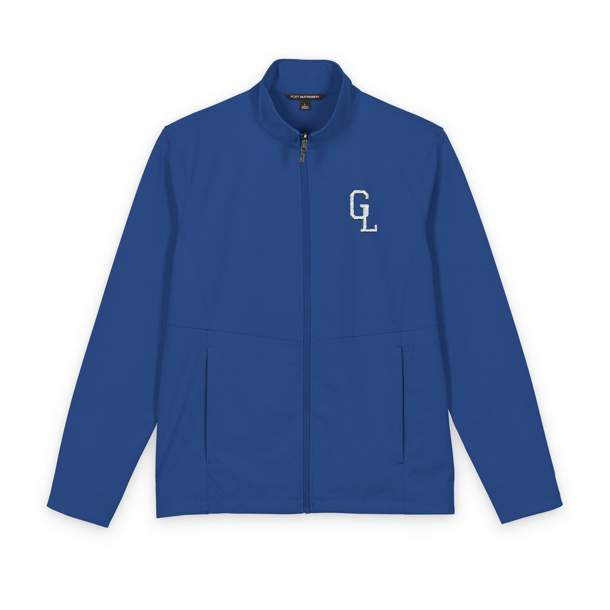 Men's Lightweight Soft Shell Jacket with 'QL' Monogram – Windproof Work & Casual Outerwear