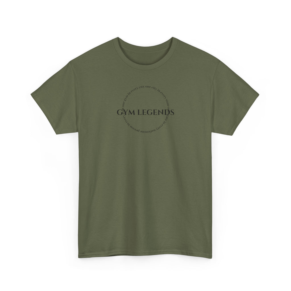Gym Legends T-Shirt — Minimal Gym Logo Tee