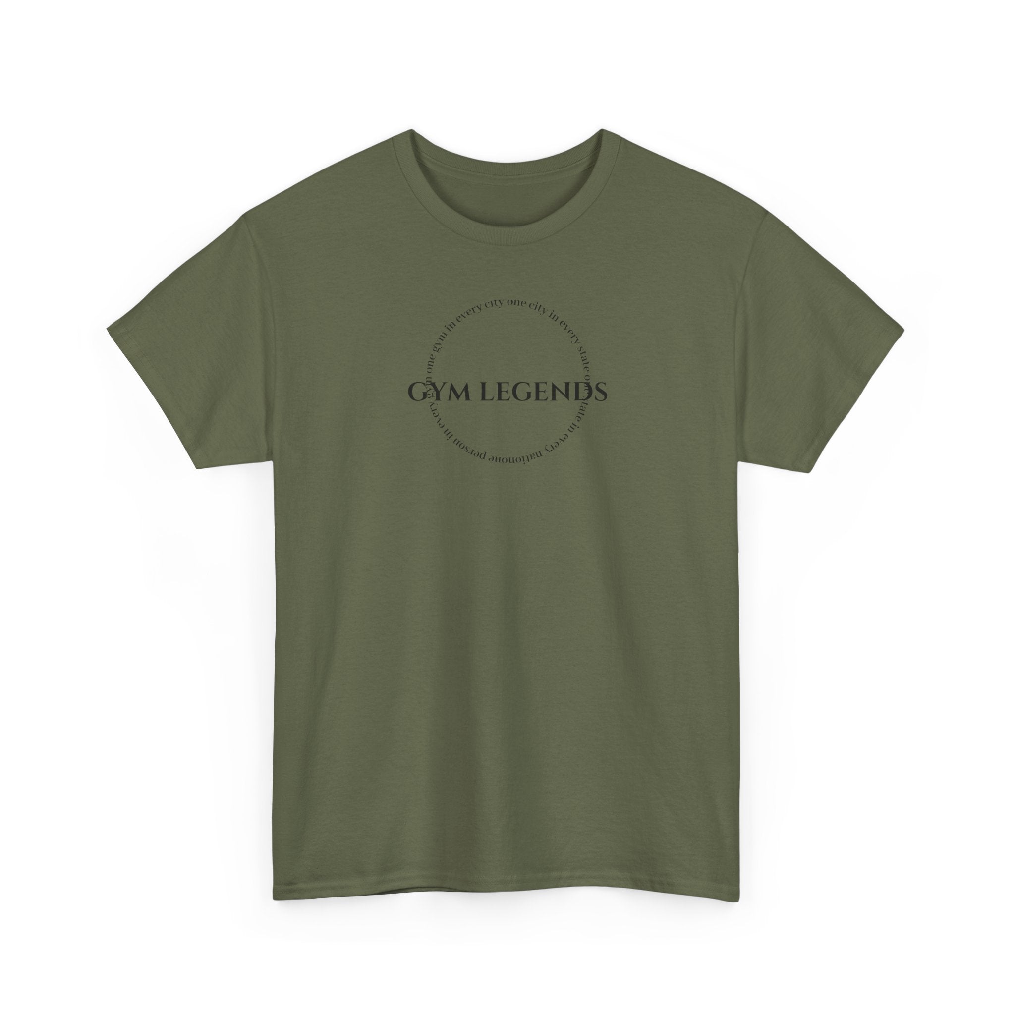 Gym Legends T-Shirt — Minimal Gym Logo Tee