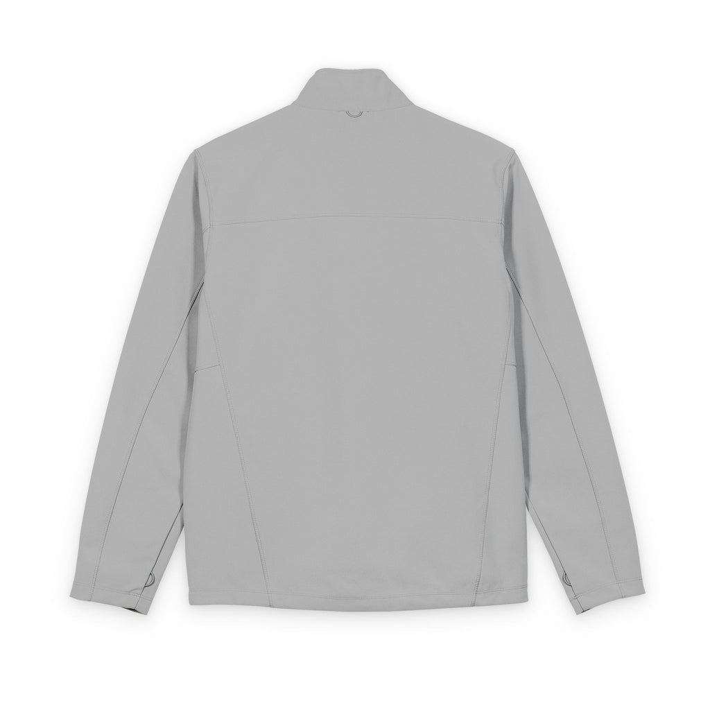 Men's Lightweight Soft Shell Jacket with 'QL' Monogram – Windproof Work & Casual Outerwear